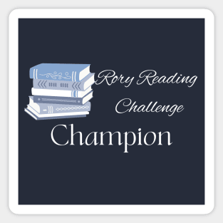 Rory Reading Challenge Champion- Light Book Design Sticker